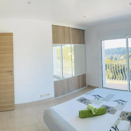 Вилла Orange On The Cote D'azur 6br 11pax Ac Private Heated Pool Bbq Mountain View