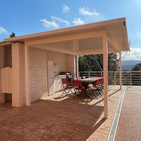 Orange On The Cote D'azur 6br 11pax Ac Private Heated Pool Bbq Mountain View *