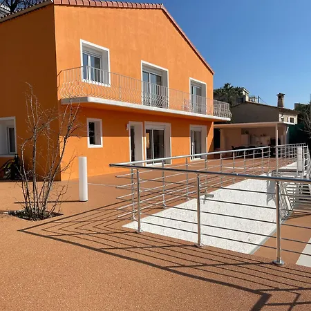 Orange On The Cote D'azur 6br 11pax Ac Private Heated Pool Bbq Mountain View Вилла