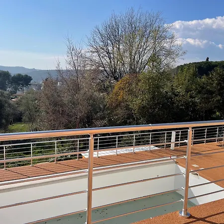 Orange On The Cote D'azur 6br 11pax Ac Private Heated Pool Bbq Mountain View * Кань-сюр-Мер
