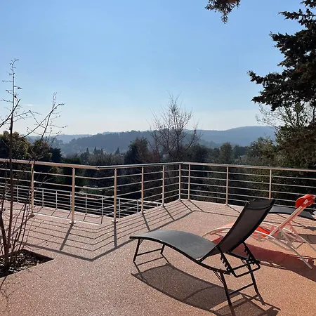 Orange On The Cote D'azur 6br 11pax Ac Private Heated Pool Bbq Mountain View Кань-сюр-Мер